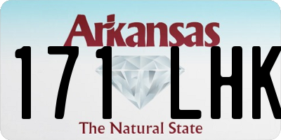 AR license plate 171LHK