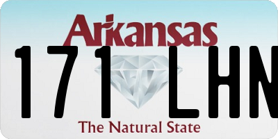 AR license plate 171LHN