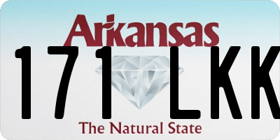AR license plate 171LKK