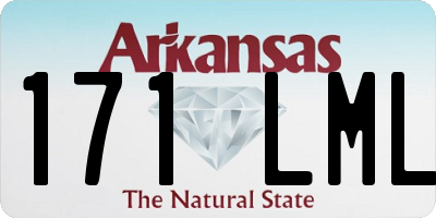 AR license plate 171LML