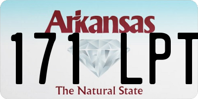 AR license plate 171LPT