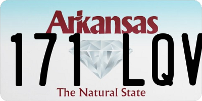 AR license plate 171LQV
