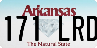 AR license plate 171LRD