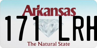 AR license plate 171LRH