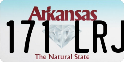 AR license plate 171LRJ