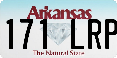 AR license plate 171LRP