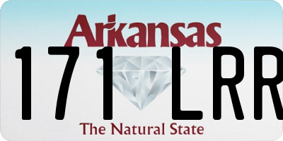 AR license plate 171LRR