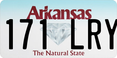 AR license plate 171LRY
