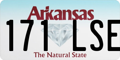 AR license plate 171LSE
