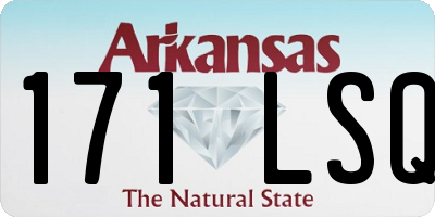 AR license plate 171LSQ