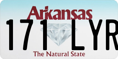 AR license plate 171LYR