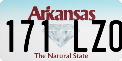 AR license plate 171LZO