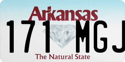 AR license plate 171MGJ