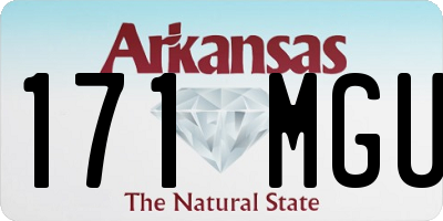 AR license plate 171MGU