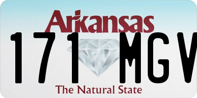AR license plate 171MGV