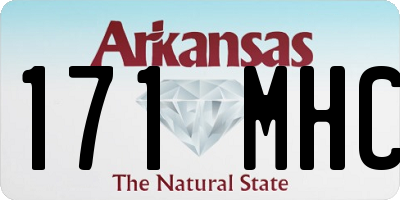 AR license plate 171MHC