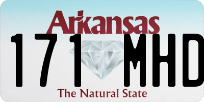 AR license plate 171MHD