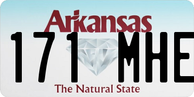 AR license plate 171MHE