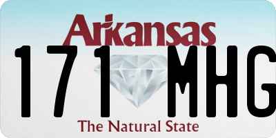 AR license plate 171MHG