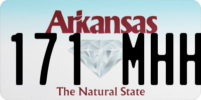 AR license plate 171MHH
