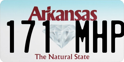 AR license plate 171MHP