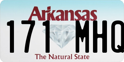 AR license plate 171MHQ