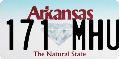 AR license plate 171MHU