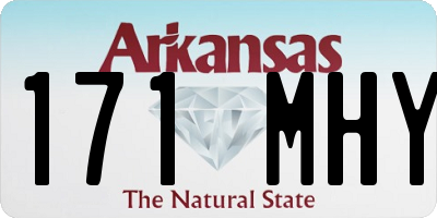 AR license plate 171MHY