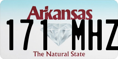AR license plate 171MHZ
