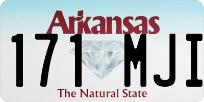 AR license plate 171MJI