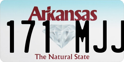 AR license plate 171MJJ