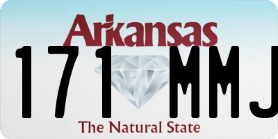 AR license plate 171MMJ