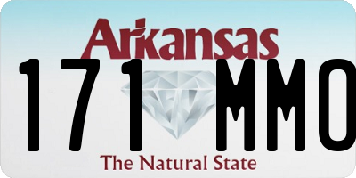 AR license plate 171MMO