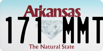 AR license plate 171MMT