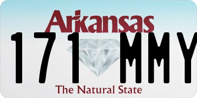 AR license plate 171MMY