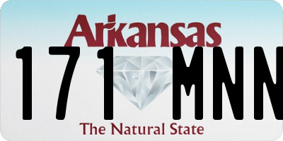 AR license plate 171MNN