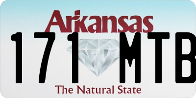 AR license plate 171MTB