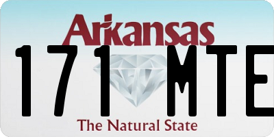 AR license plate 171MTE