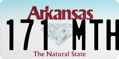 AR license plate 171MTH