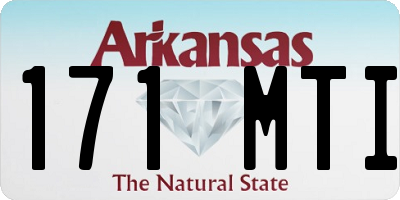 AR license plate 171MTI