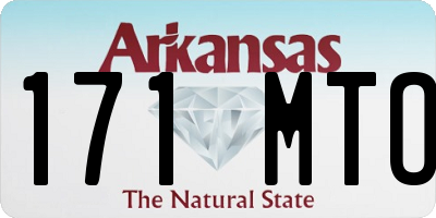 AR license plate 171MTO