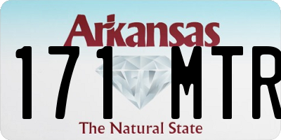 AR license plate 171MTR