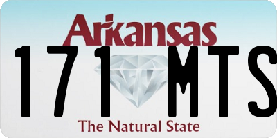 AR license plate 171MTS