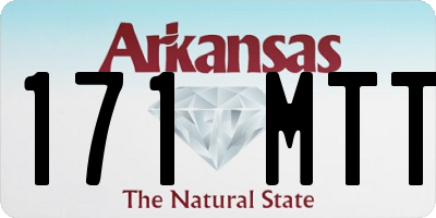 AR license plate 171MTT
