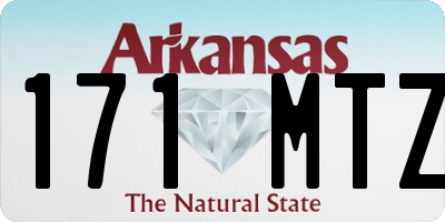 AR license plate 171MTZ