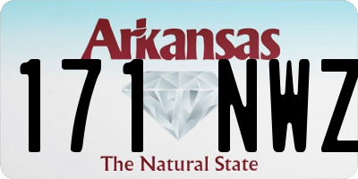 AR license plate 171NWZ