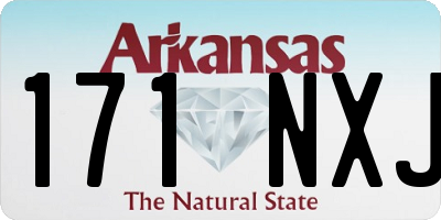 AR license plate 171NXJ