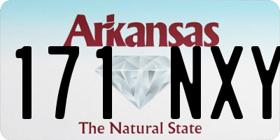 AR license plate 171NXY