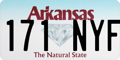 AR license plate 171NYF