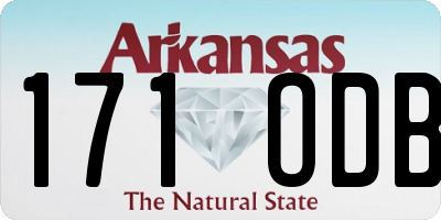 AR license plate 171ODB
